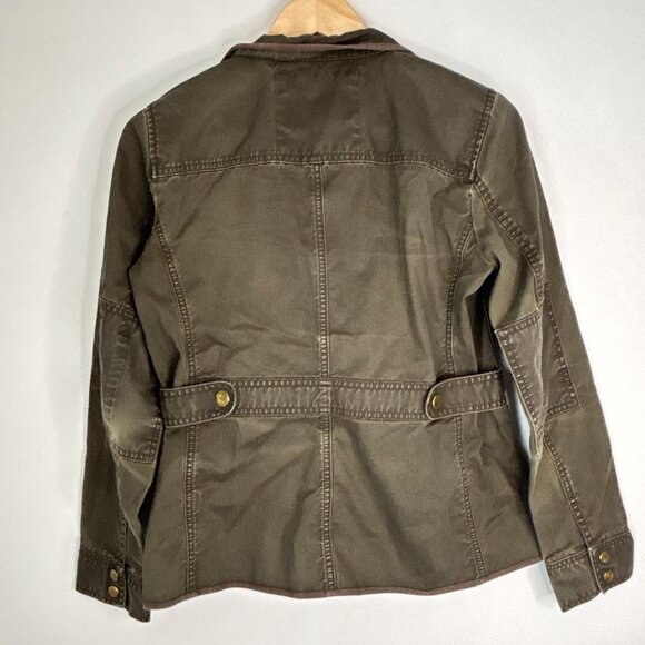 J. Crew Green Military Utility Grunge Jacket Women's Size Small D106 - Picture 14 of 16